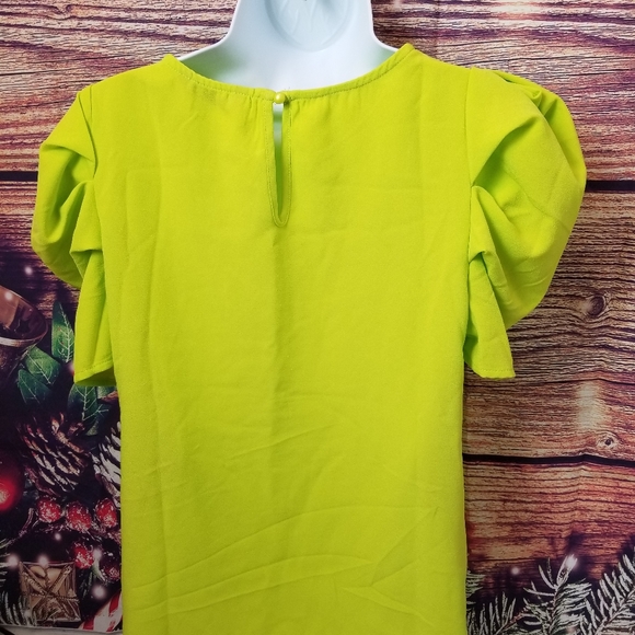 Shein,  green women blouse,  size XS. - Picture 6 of 8